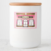 Paris Bakkerij Franse patisserie Food Label Voedselcontainer Etiket (Voorkant)