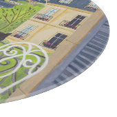 Paris Balcony Breakfast Cat Eiffel Tower  Snijplank (Hoek)