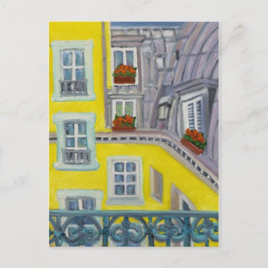 Paris Balcony Briefkaart (Voorkant)