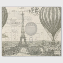 Paris Balloon Voyage Cadeaupapier