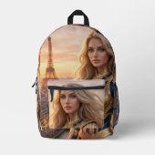 PARIS BEDRUKTE RUGZAK (Voorkant)