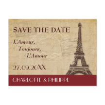 Paris Bestemming Bruiloft Save the Date