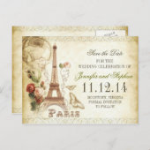  PARIS BEWAAR DE DATUM BRIEFKAARTEN (Voorkant / Achterkant)