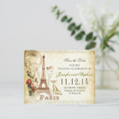  PARIS BEWAAR DE DATUM BRIEFKAARTEN (Staand voorkant)