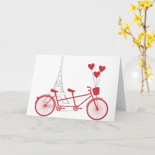 Paris Bicycle Kaart (Gele Bloem)