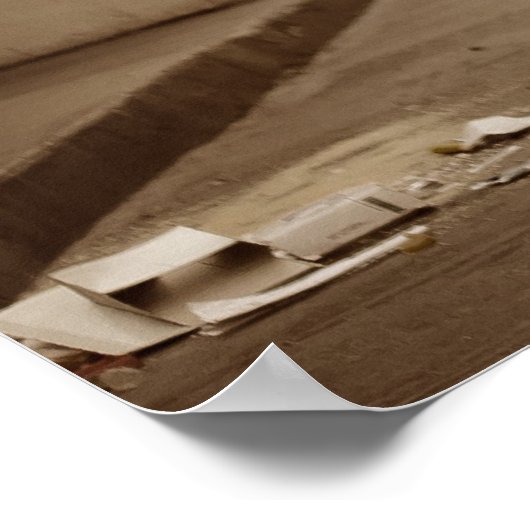 Paris Bicycling Poster (Hoek)