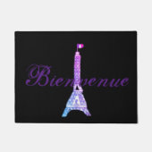 Paris Bienvenue Welcome Mat (Voorkant)