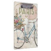 Paris Bike met bloemen Klembord (Rechts)