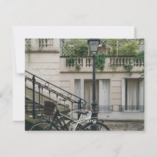 Paris Bike (Parijs) Kaart (Voorkant)