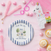 Paris Birthday Parisian Cafe Tea Party Papieren Bordje (Feest)