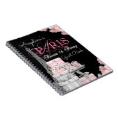 Paris Birthday Party gastenboek Notitieboek (Rechterzijde)