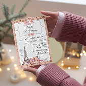 Paris Birthday Uitnodiging
