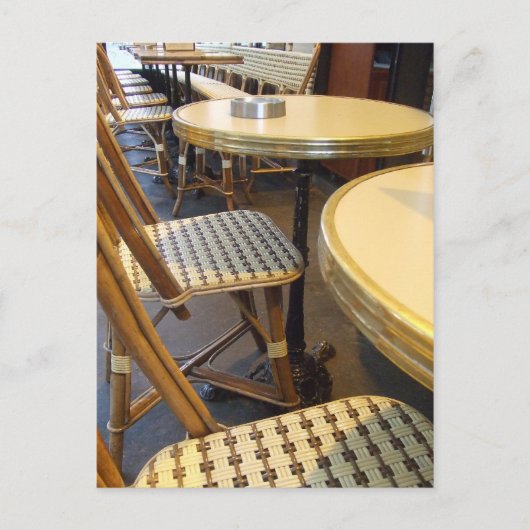 Paris Bistro Briefkaart (Voorkant)