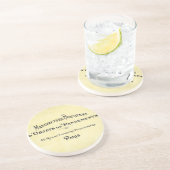 Paris Biz Kaart Zandsteen Onderzetter (Zijkant)