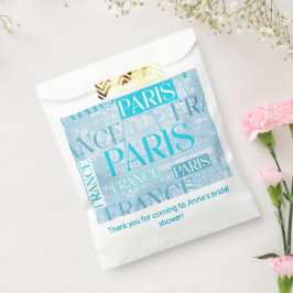 Paris Blauw Bedankzakje