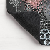 Paris Bling Glamor Sparkle France Girly Trendy Muismat (Hoek)