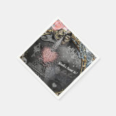 Paris Bling Glamor Sparkle France Sweet 16 Party Servetten (Hoek)