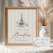 Paris Bloom Vrijgezellenfeest Bonbon Guess Spelbor Poster