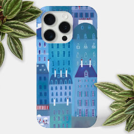 Paris Blue iPhone 15 Pro Case