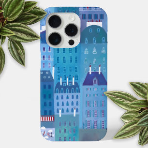 Paris Blue iPhone 15 Pro Case