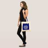 Paris Blueprint City Map Tote Bag (Voorkant (model))