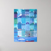 Paris Blues Canvas Afdruk (Voorkant)