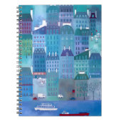 Paris Blues City Painting Frankrijk Notitieboek (Voorkant)