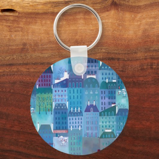 Paris Blues Sleutelhanger (Voorkant)