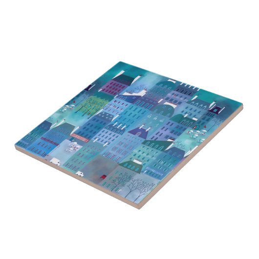 Paris Blues Tegeltje (Zijkant)