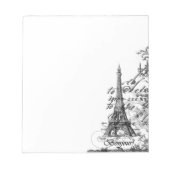 Paris Bonjour Collage Notitieblok (Voorkant)
