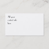 Paris Bonjour Collage Visitekaartjes (Achterkant)