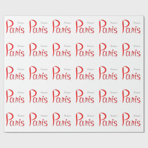 PARIS Bonjour (Hallo) Cadeaupapier