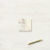 Paris Bottle Post-it® Notes (Op bureau)