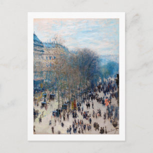 Paris Boulevard, Claude Monet Briefkaart