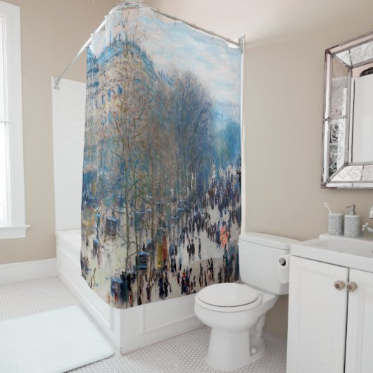 Paris Boulevard, Claude Monet Douchegordijn (In situ)