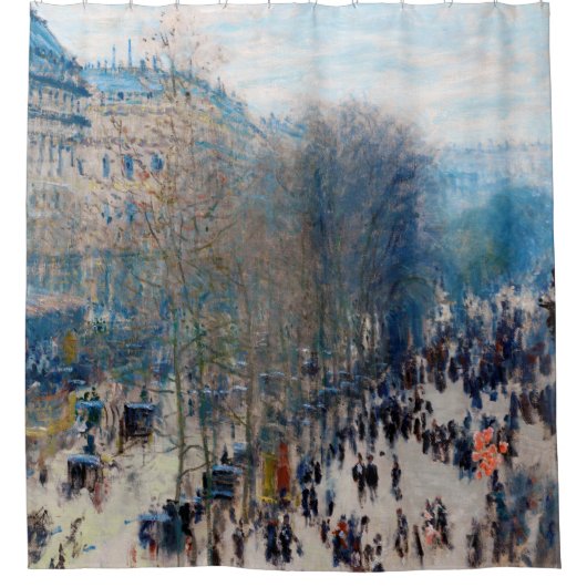 Paris Boulevard, Claude Monet Douchegordijn (Voorkant)