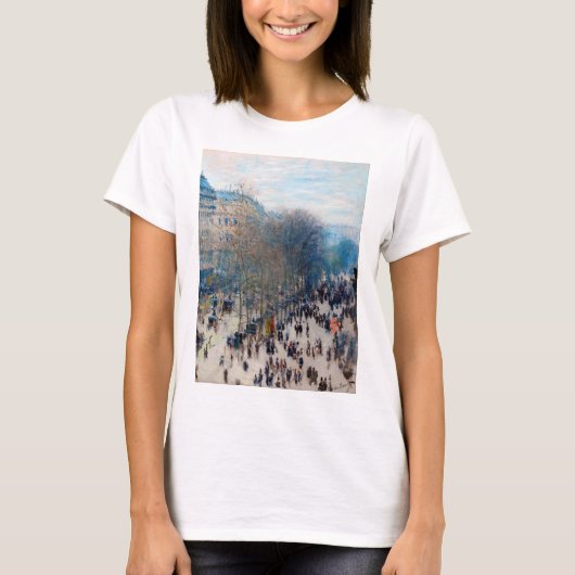 Paris Boulevard, Claude Monet T-shirt (Voorkant)