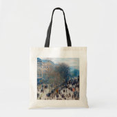 Paris Boulevard, Claude Monet Tote Bag (Voorkant)