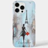 Paris Bound Woman Case-Mate iPhone Case (Achterkant)