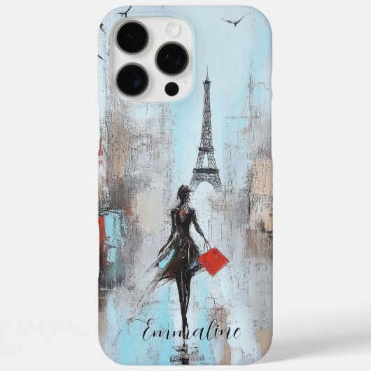 Paris Bound Woman Case-Mate iPhone Case (Achterkant)