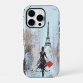 Paris Bound Woman iPhone Hoesje (Achterkant)