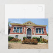 Paris-Bourbon County Library, Parijs, Kentucky Briefkaart (Voorkant / Achterkant)