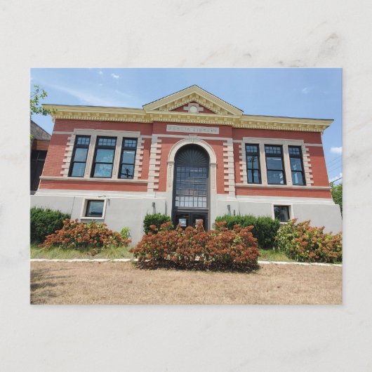 Paris-Bourbon County Library, Parijs, Kentucky Briefkaart (Voorkant)