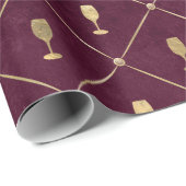 -Paris-Bourgogne en goudgrengine Cadeaupapier (Rol Hoek)