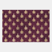 -Paris-Bourgogne en goudgrengine Inpakpapier Vel (Voorkant 2)