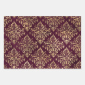 -Paris-Bourgogne en goudgrengine Inpakpapier Vel (Voorkant)