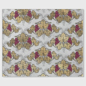  Paris Bourgondië en Gold Wine thema Cadeaupapier (Vlak)