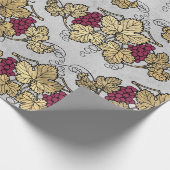  Paris Bourgondië en Gold Wine thema Cadeaupapier (Hoek)