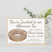 Paris Brest Frans Gebak Middag Thee Partij Kaart (Staand voorkant)