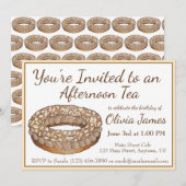 Paris Brest Frans Gebak Middag Thee Partij Kaart (Voorkant / Achterkant)